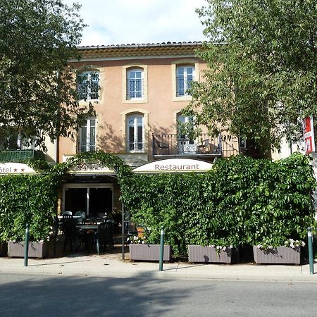Logis Hotel Restaurant La Farigoule Sainte-Cécile-les-Vignes Dış mekan fotoğraf